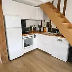 아파트 Duplex Downtown Abbaye By La Boite En 상리스