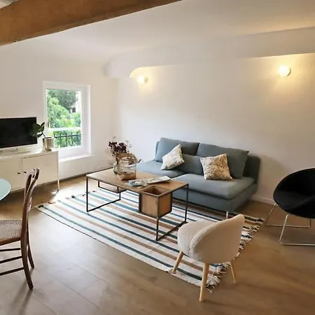 아파트 Duplex Downtown Abbaye By La Boite En 상리스