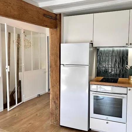 아파트 Duplex Downtown Abbaye By La Boite En 상리스